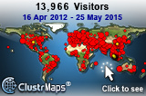 Locations of visitors to this page